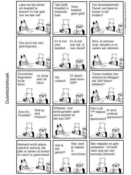 Dilbert - Duivelsdriehoek