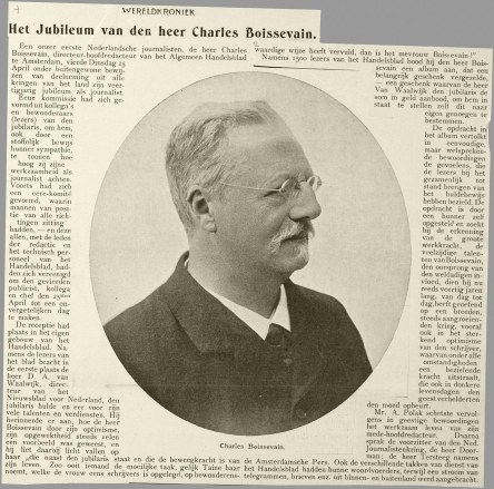Charles Boissevain Handelsblad